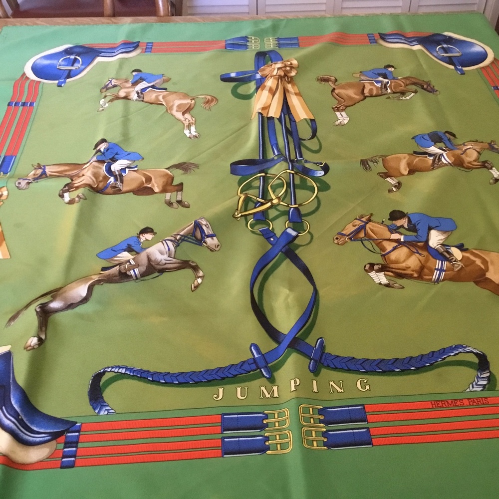 Hermes Jumping Silk Carre